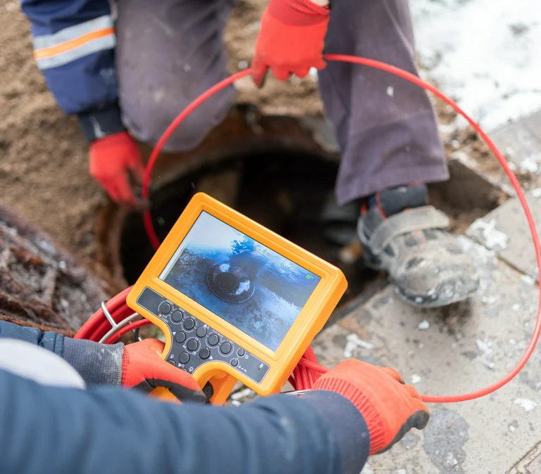 ekran z&nbsp;widokiem kanalizacji